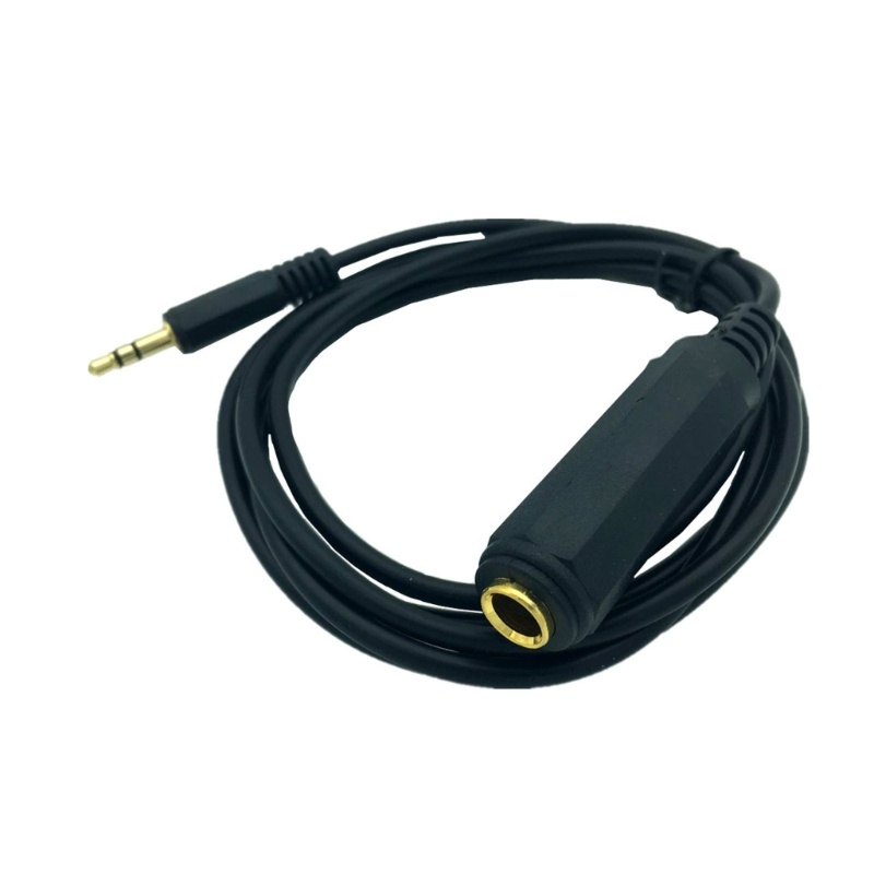 Cre Kabel Adapter Ekstensi 3.5mm Male to 6.35mm Female Untuk Perangkat 3.5mm/6.5mm Universal Campatibility Cord