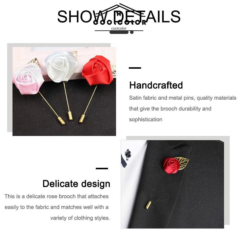 COD❤️Bros Bunga/Bros Mawar Brooch Premium/Bros Elegant aksesori peniti Gaya Korea Untuk Unisex- cl