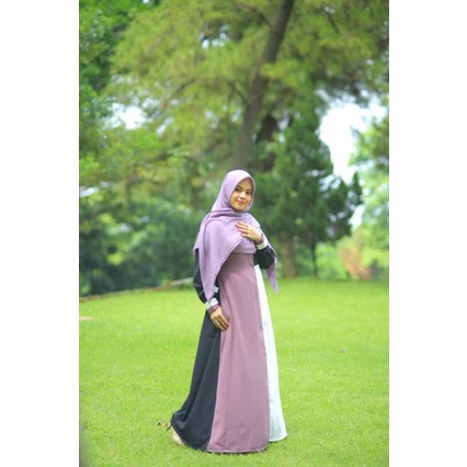 GAMIS ALIKA KOMBINASI/GAMIS POLOS/GAMIS KOMBINASI WARNA