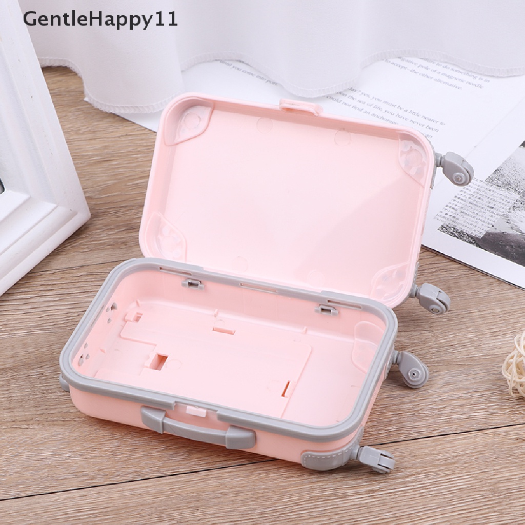 Gentlehappy Aksesoris Boneka Kereta Travel Plastik Mini Koper Plastik Bagasi id