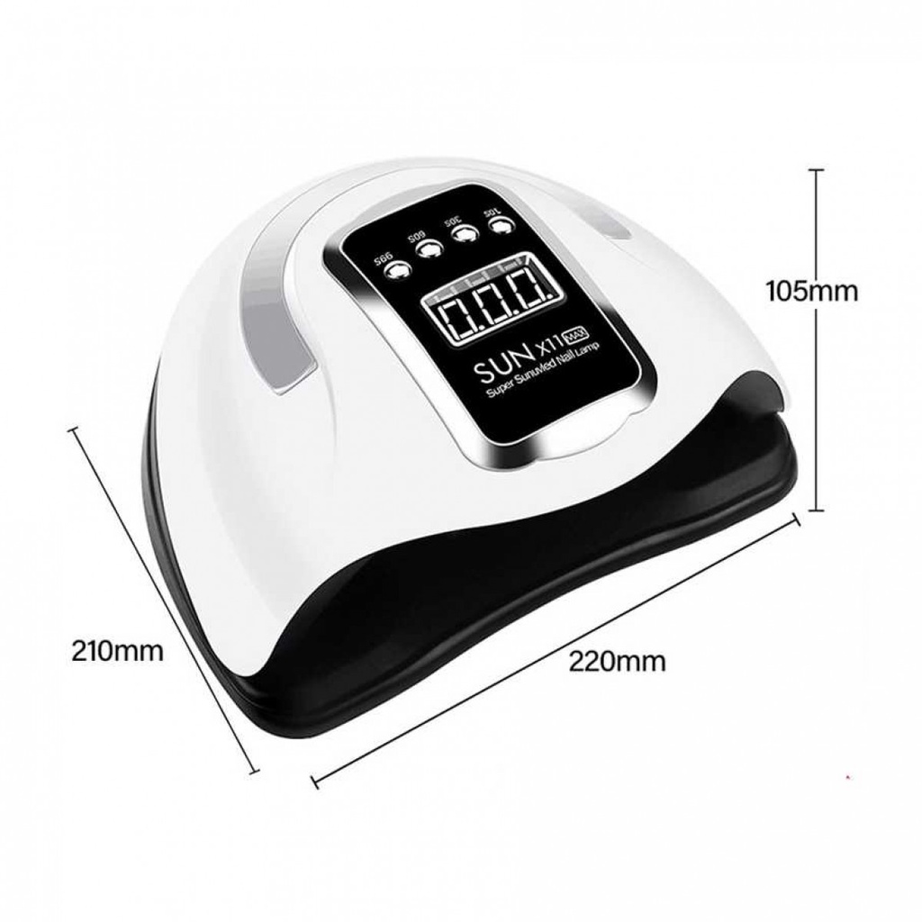 Pengering Kutek Lampu UV Nail Dryer Sensor Otomatis LCD Display Timer