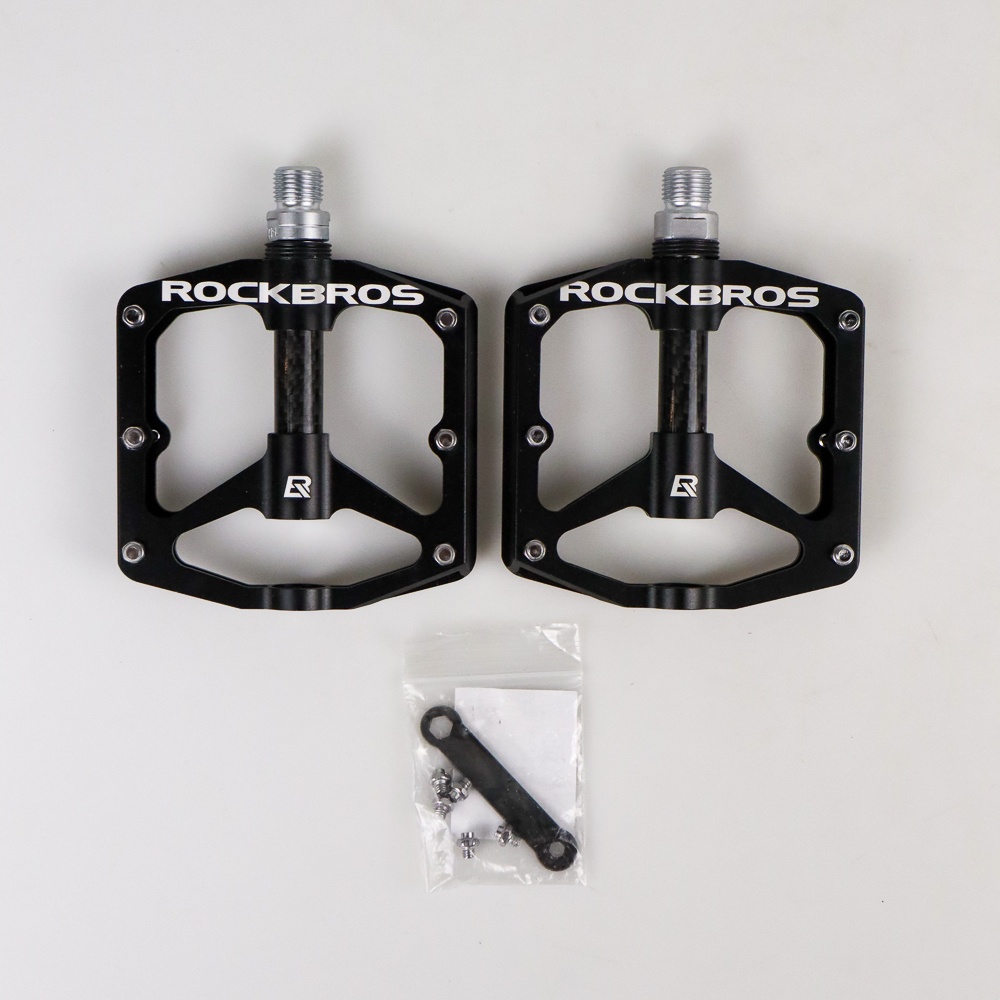 Pedal Sepeda Aluminium Alloy Non Slip - 12EBK - Black