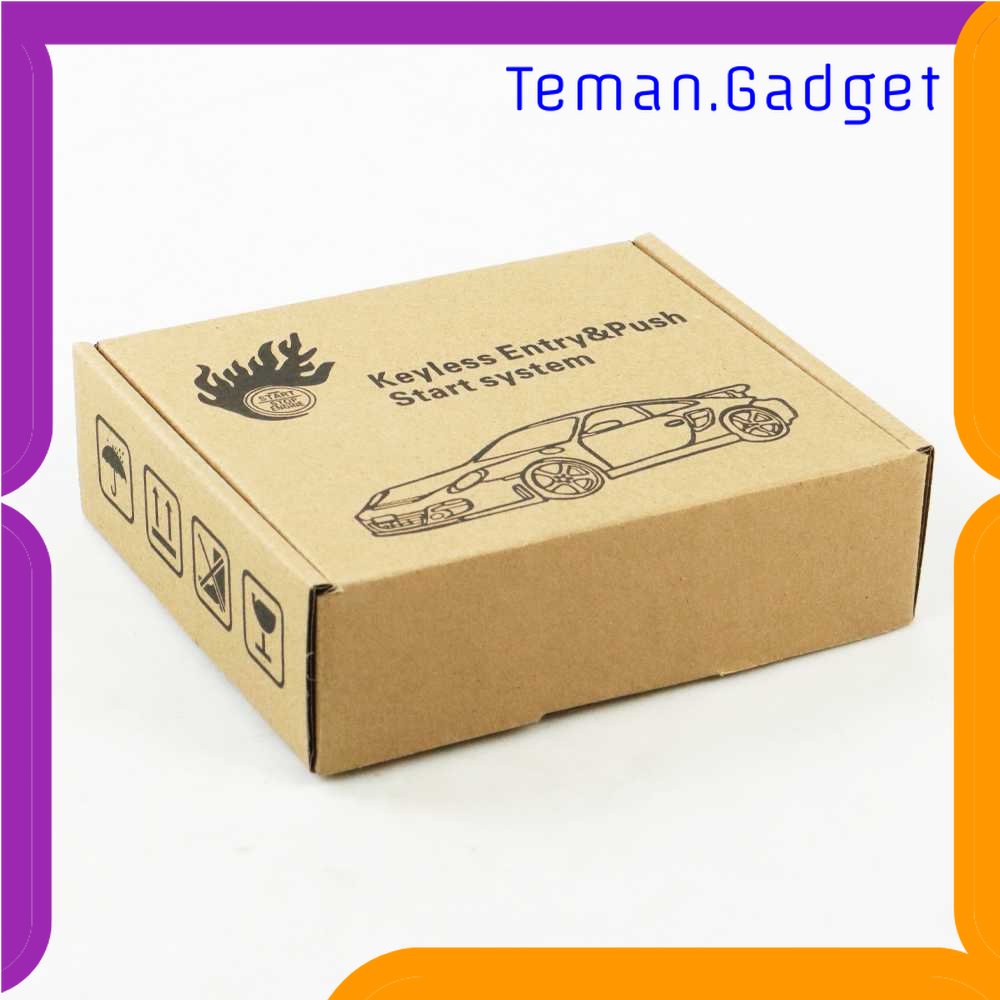 TD - OTO Push Start System Keamanan Mobil Canggih Keyless RFID - KQS-Q4