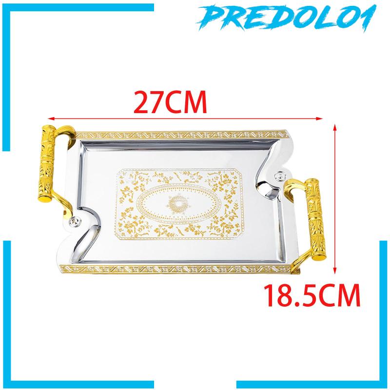 [Predolo1] Nampan Kamar Mandi Handuk Tray Meja Organizer Embossment Piring Khusus