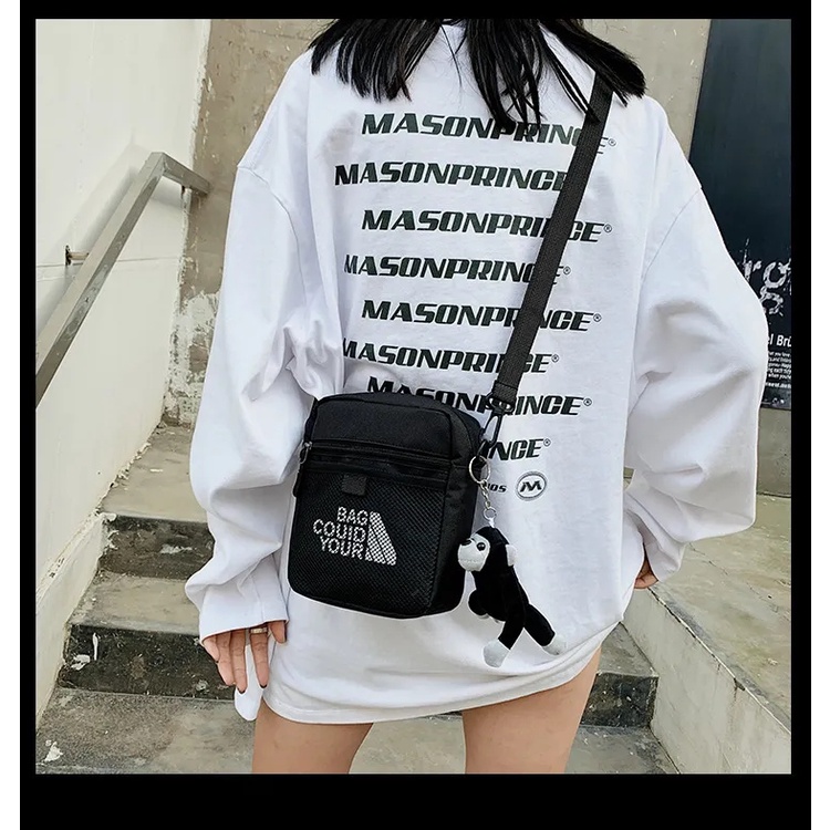 SANSURBAGS Tas Selempang Pria Wanita Korea - Selempang Bahu Terbaru
