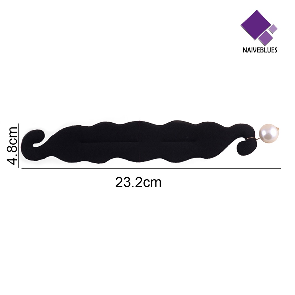 &lt; Naiveblues &gt; Bun Maker Slotted Fleksibel Tahan Lama Praktis Twist Curler Untuk Rumah