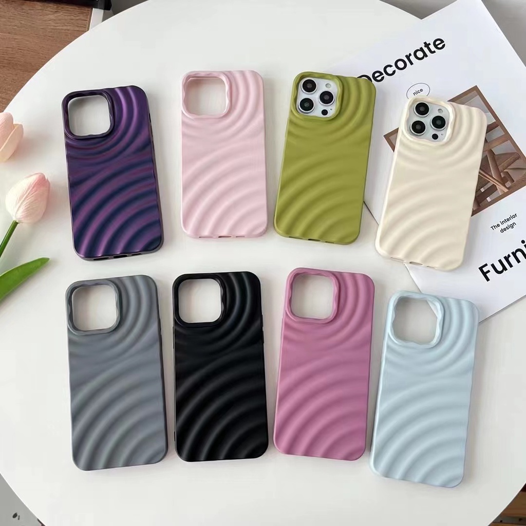 IPHONE Casing Ponsel Silikon Buram Riak Air Korea Canggih Untuk Iphone14 13 12 11 Pro Max X XS XR Case Cover