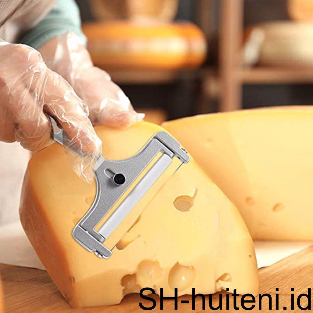 Cheese Slicer Butter Grater Planer Alat Pengiris Dapur Aluminium Alloy Kawat Tebal Semi Keju Keras Memasak