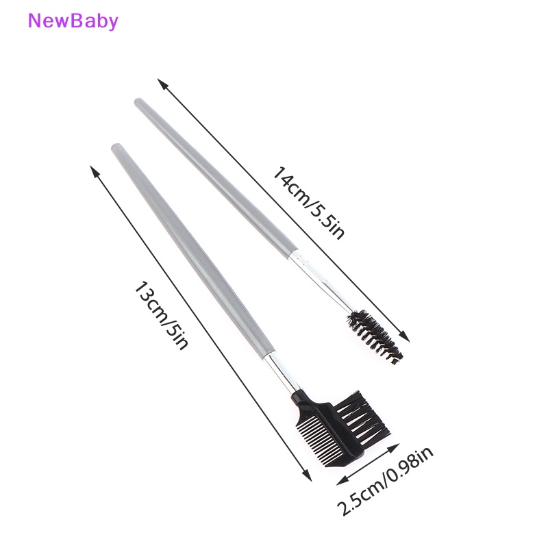 Newbaby 2Pcs Sikat Sisir Bulu Mata Lash Alis Makeup Eyelash Extension Tools ID