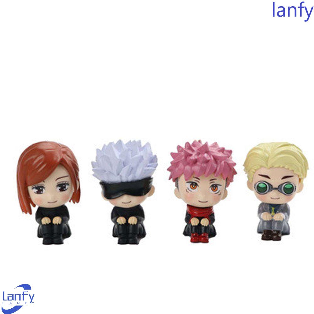 Lanfy Jujutsu Kaisen Figure Mainan Koleksi Fushiguro Megumi Yuji Itadori Nanami Figure PVC Anime Figure