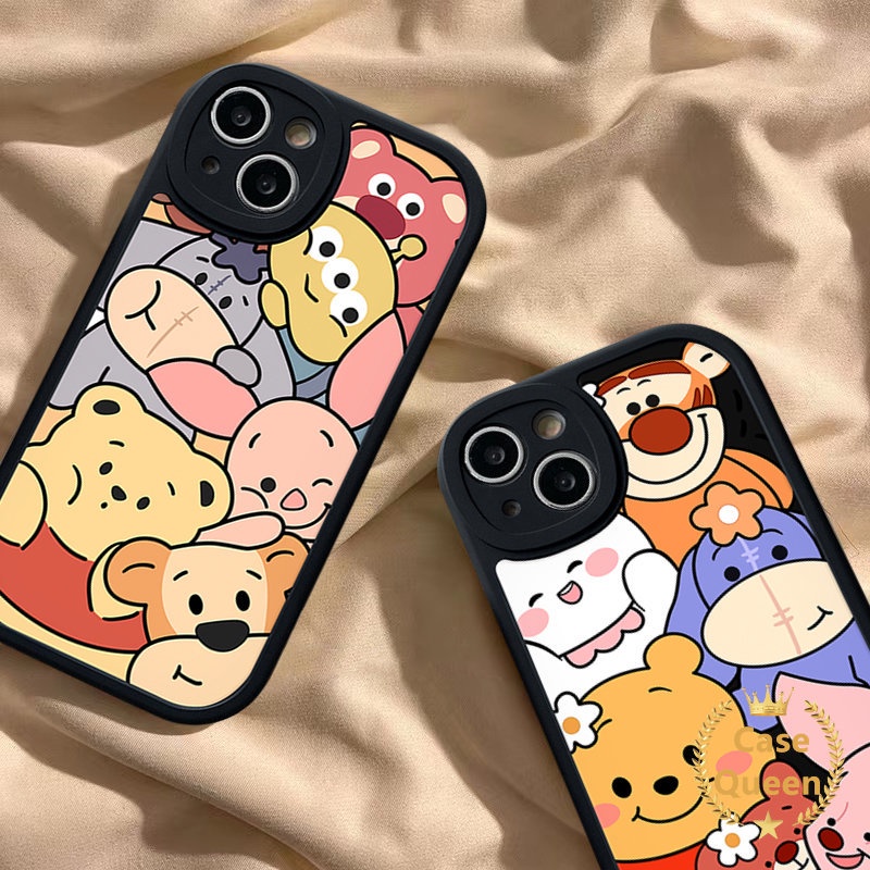 Cute Disney Winnie The Pooh Lotso Cartoon Casing For Infinix Hot 11s 11 10T 10s 10 Lite Note 8 Hot 10 10s 11 11s 9 Play 10T Smart 5 6 Soft Tpu Back Case