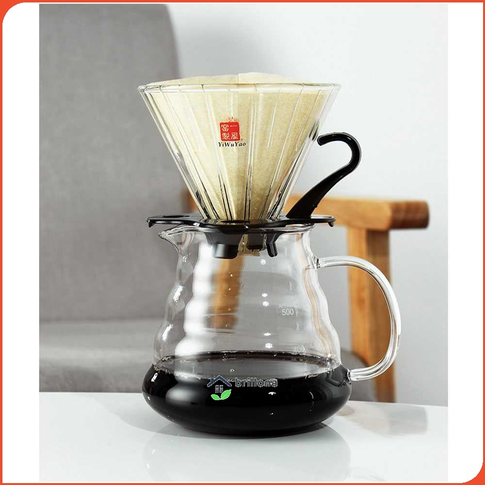 One Two Cups Kertas Filter Kopi Espresso V60 Coffee 1-2 Serving 100PCS - V01