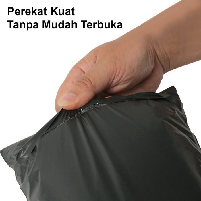 Plastik Polymailer Plastik Packing Polymailer EKONOMIS 20x30 cm Hitam