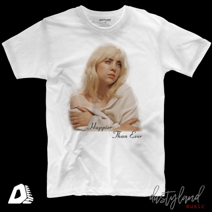 Kaos Musik BILLIE EILISH - HAPPIER THAN EVER