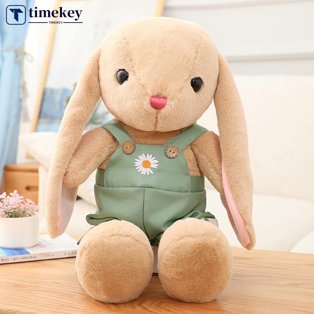 Timekey 1PC 30cm Cute Couple Rabbit Plush Toy Rabbits Stuffed Toys Mainan Ulang Tahun Pernikahan Untuk Anak Kids P6T7