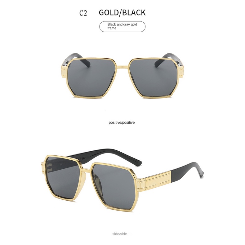 [COD] Korean Candy Color Kacamata Hitam Wanita Bingkai Persegi Keren Kacamata Anti Radiasi Shade Black Glasses