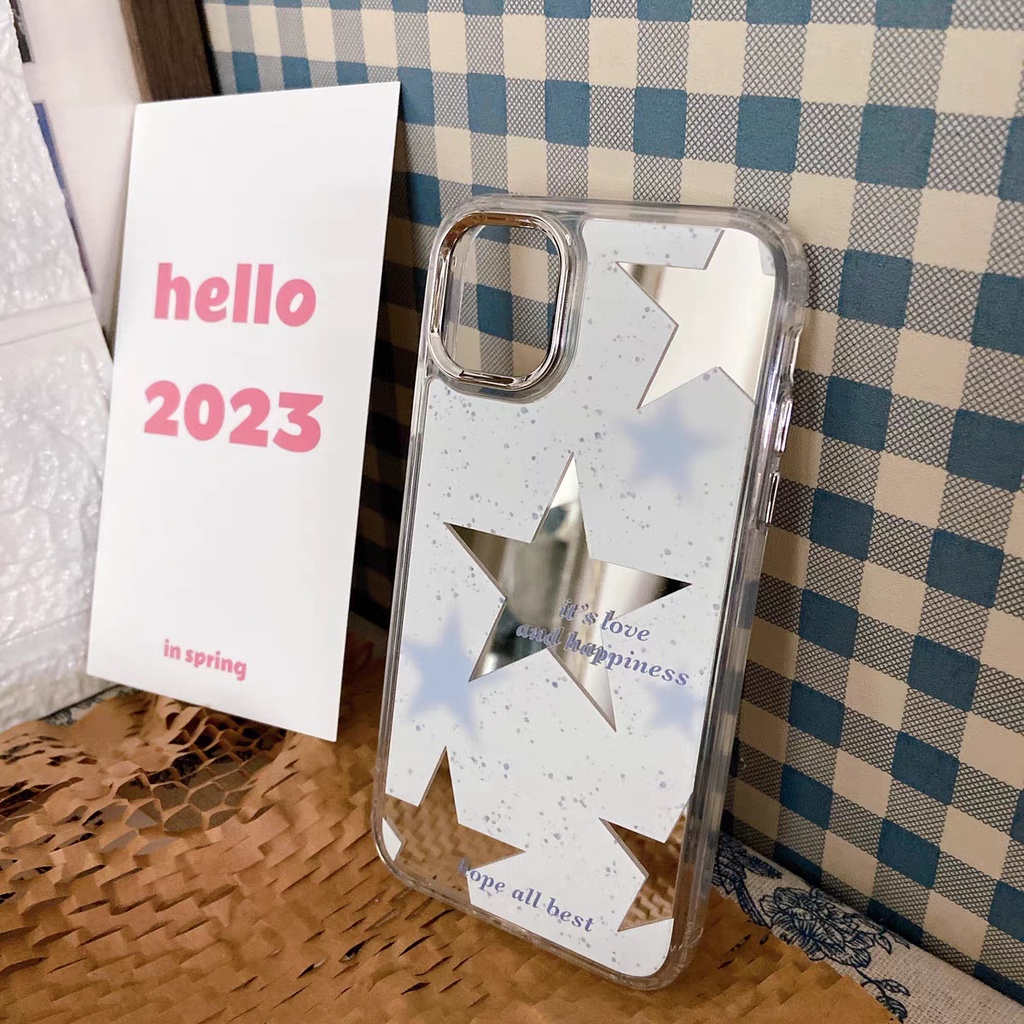 Cocok Untuk Iphone14 Pro Max iPhone Phone Case Cermin Casing Ponsel Kuat Kamera Perlindungan Tahan Guncangan Kompatibel Dengan Iphone13 13pro 13prm iPhone 11 7Plus 8Plus Xr XS 12 Pro Max Phone Case