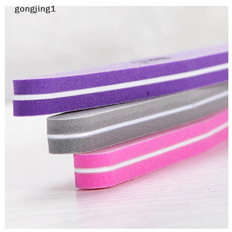 Ggg Kikir Kuku Buffer Nail Art Tips Buffing File Spons Manicure Sanding Block Tools ID