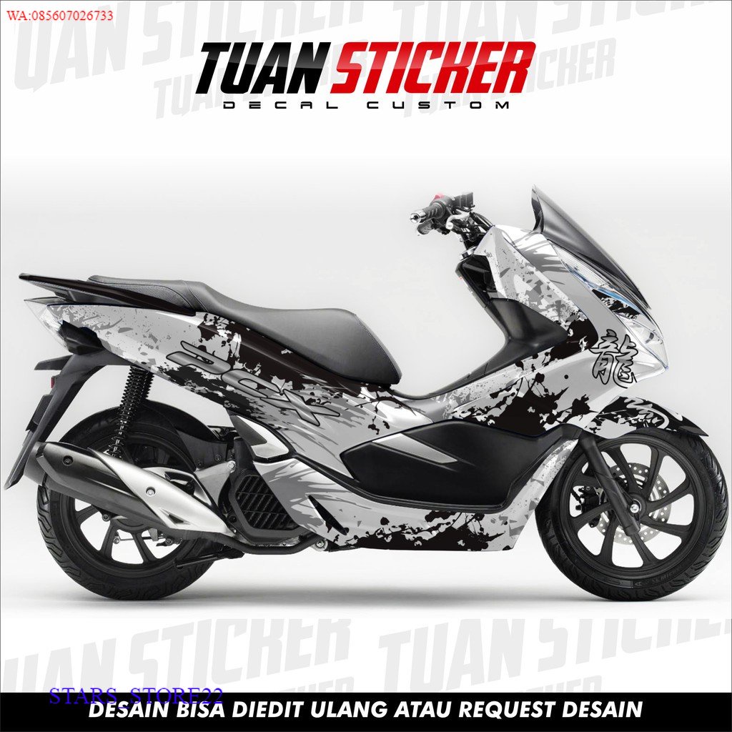 PREMIUM Sticker decal PCX , Striping PCX , Sticker PCX , Sticker Honda PCX Dirt