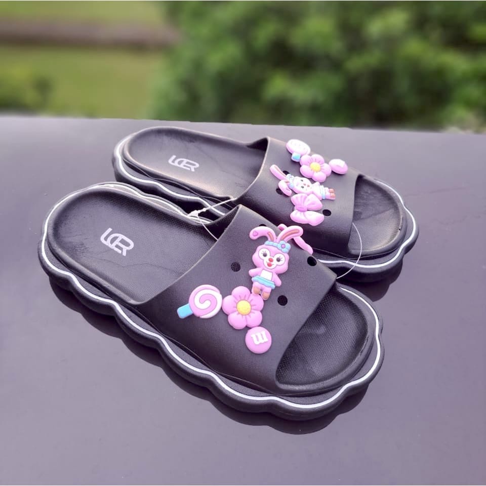 TOKO ERS Sandal Jelly Wanita LDR01 Import Motif Karakter