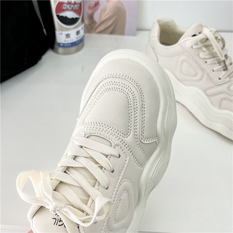 [GROSIR][COD] SEVEN_DAY SEPATU SNEAKERS PUTIH WANITA SOL ROTI FASHION TERBARU FQ-313