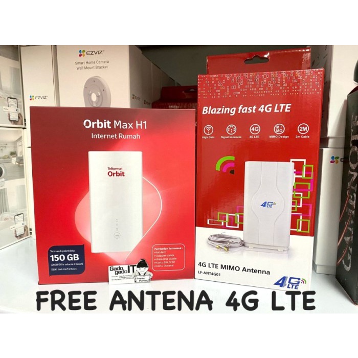 MODEM ROUTER HUAWEI B628 TELKOMSEL ORBIT MAX H1 WIFI 4G LTE 150GB