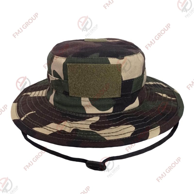 Topi Rimba Woodland Tactical / Bdu / Molay / Topi Rimba Loreng US / Topi Rimba Loreng Woodland