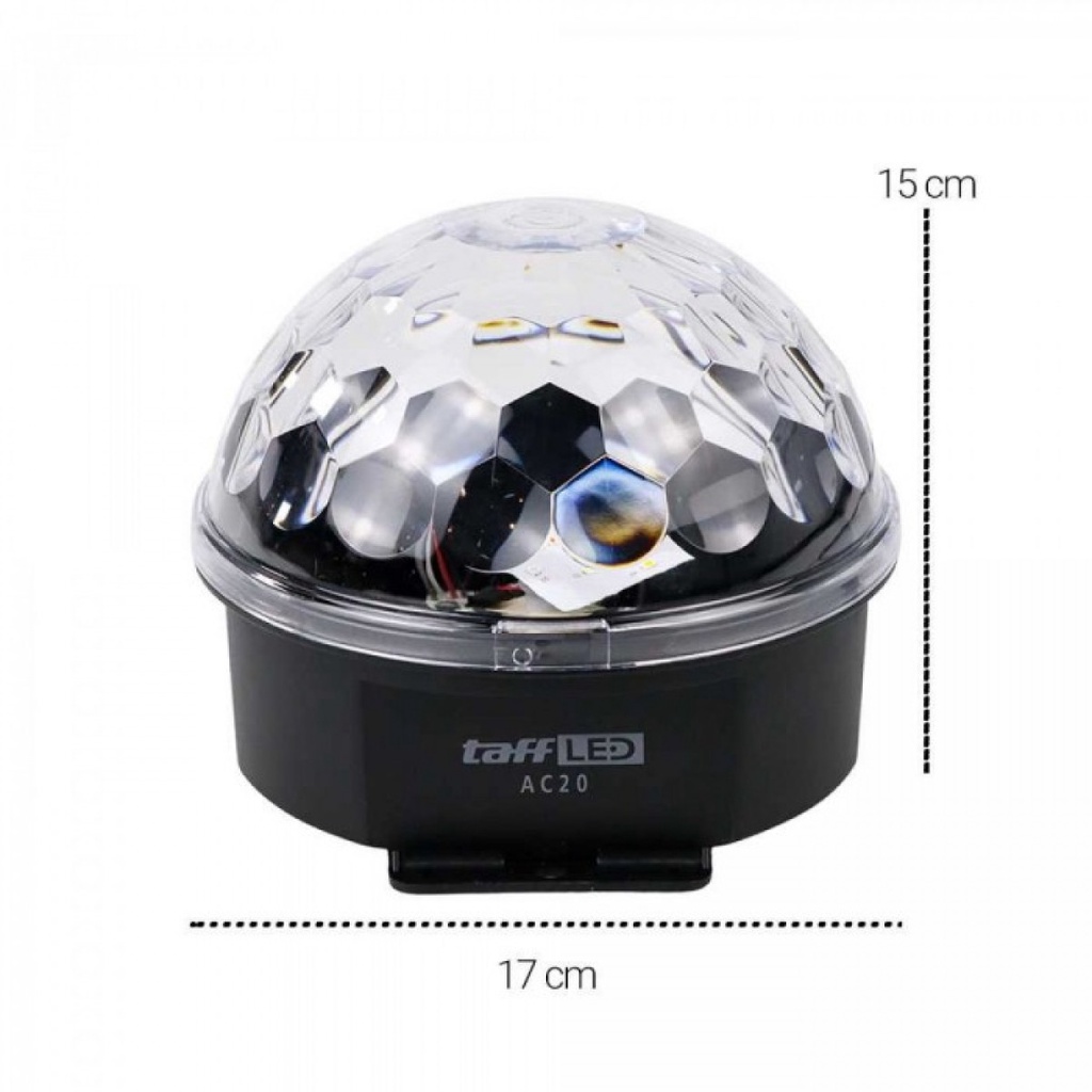 Lampu LED Proyektor Crystal Magic Disco Party Ball 20W