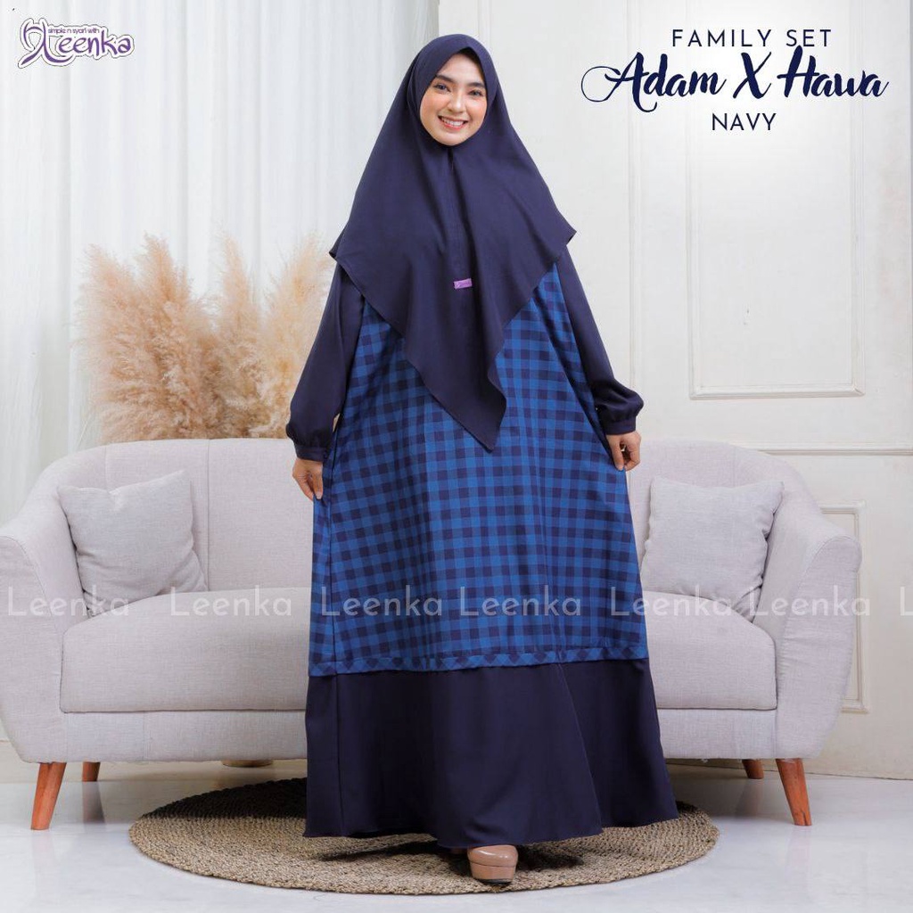 Gamis Dewasa Family set Adam X Hawa by Leenka