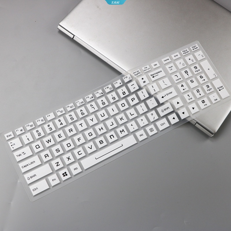 1pc Komputer Nyaman Lembut Penutup Keyboard Film Pelindung Silikon Untuk Shenzhou Zhanshen GX8-CP5S 15.6 Inch Tahan Debu Keyboard Film [ZK]