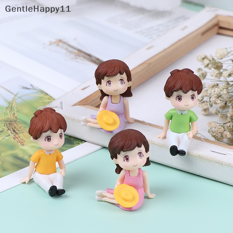 Gentlehappy Dekorasi Miniatur Pasangan Sweety Lovers Patung Taman Ornamen id