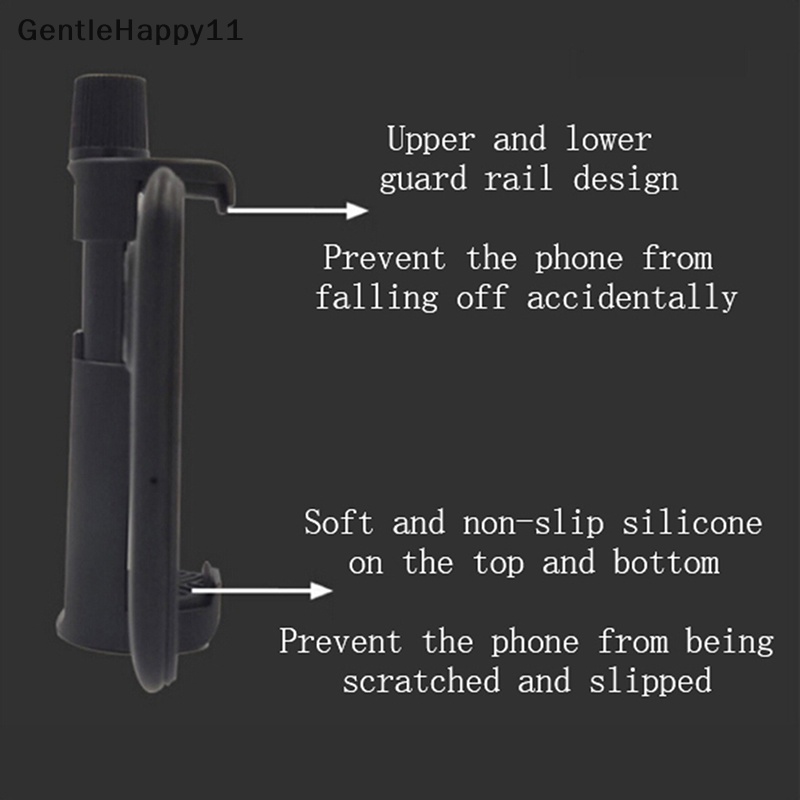 Gentlehappy Clip Holder Monopod Tripod Mount Stand Adapter Untuk Kamera Handphone id