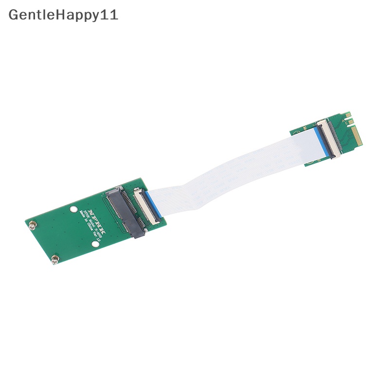 Gentlehappy Mini PCIe WiFi card to A+E E key M.2 WiFi network card adapter Kabel Ekstensi id