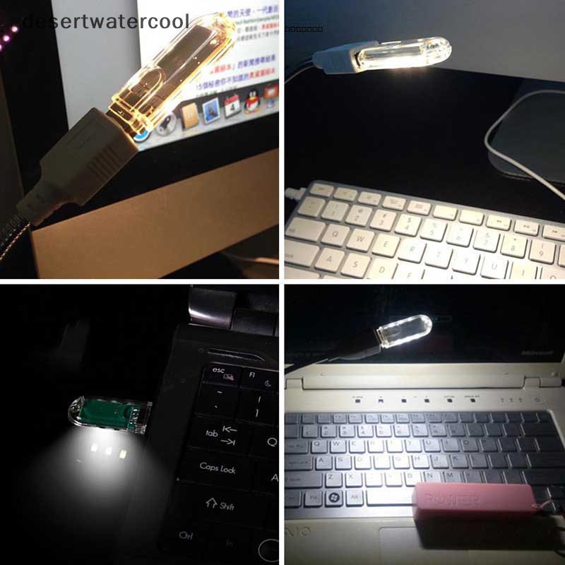 Deid Lampu Malam LED Mini Portabel Peralatan Berkemah Daya USB 3lampu LED Chips Lamp Martijn