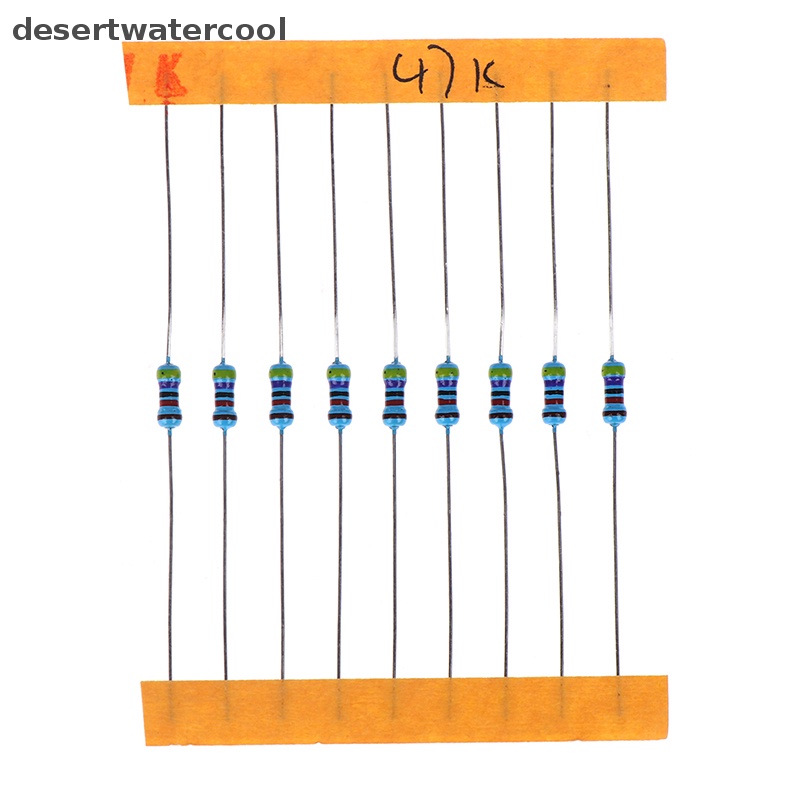 Deid 300pcs 30nilai Setiap Nilai Metal Film Resistor Pack1/4W Resistor Aneka Kit Martijn