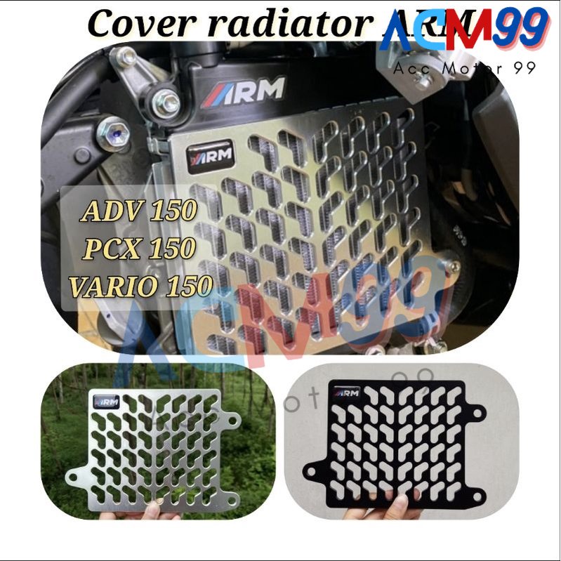 Cover radiator cnc honda adv pcx vario 150 125 adv 150 pcx 150 HRC ARM