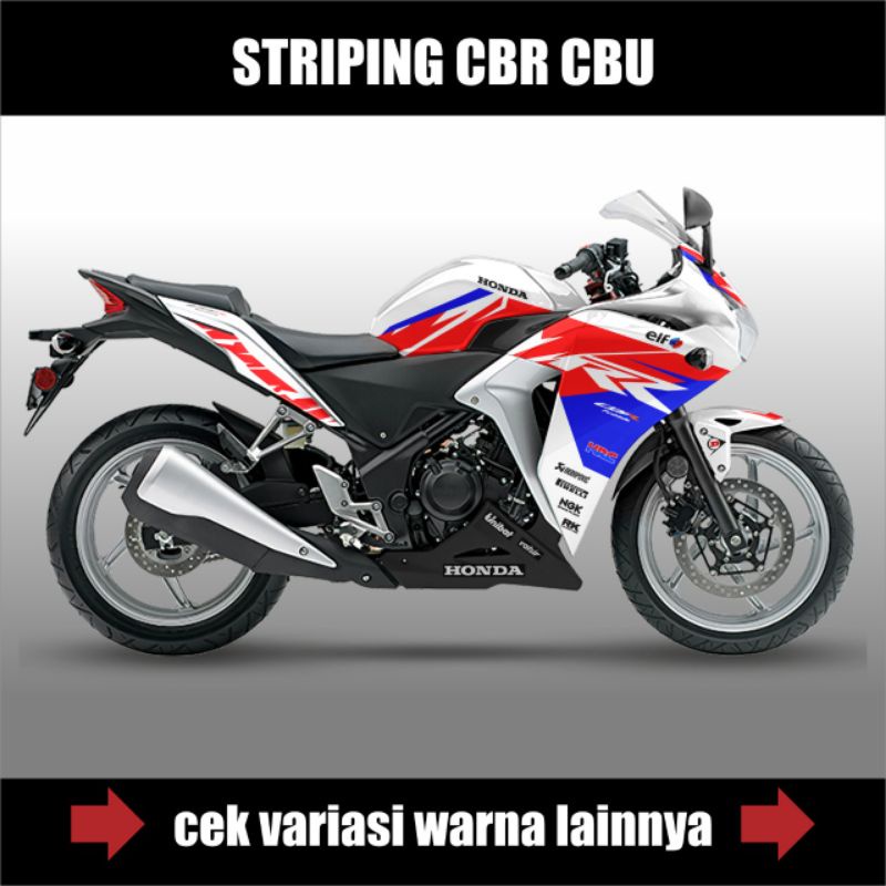 Striping Cbr 250R Cbu / Stiker Motor Honda Cbr 250Rr Cbu Thailand/ Decal Sticker Cbr 250 Rr Cbu / Ak
