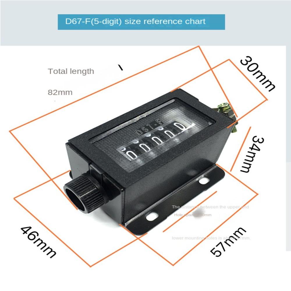 TOP Lap Counter Untuk Press Printing Metal Pull Stroke Tally Counter Alat Penghitung Tarik