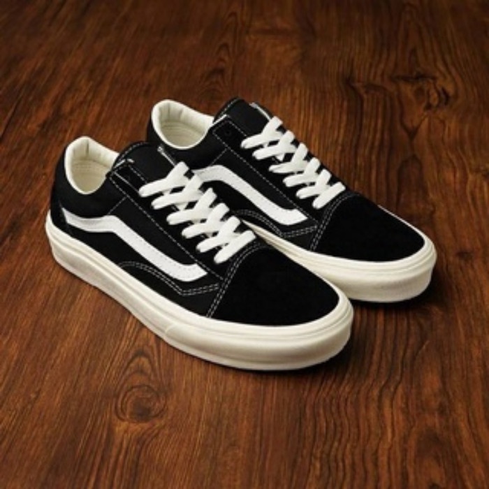 (COD) SEPATU VANS OLD SKOOL SCHOOL SNEAKERS SEKOLAH PRIA WANITA PREMIUM ORI - 36