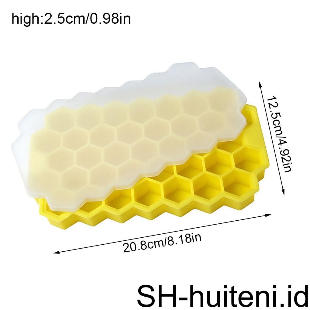 Cetakan Es Batu Bentuk Sarang Lebah Cetakan Es Persegi Musim Panas DIY Alat Minum Dingin