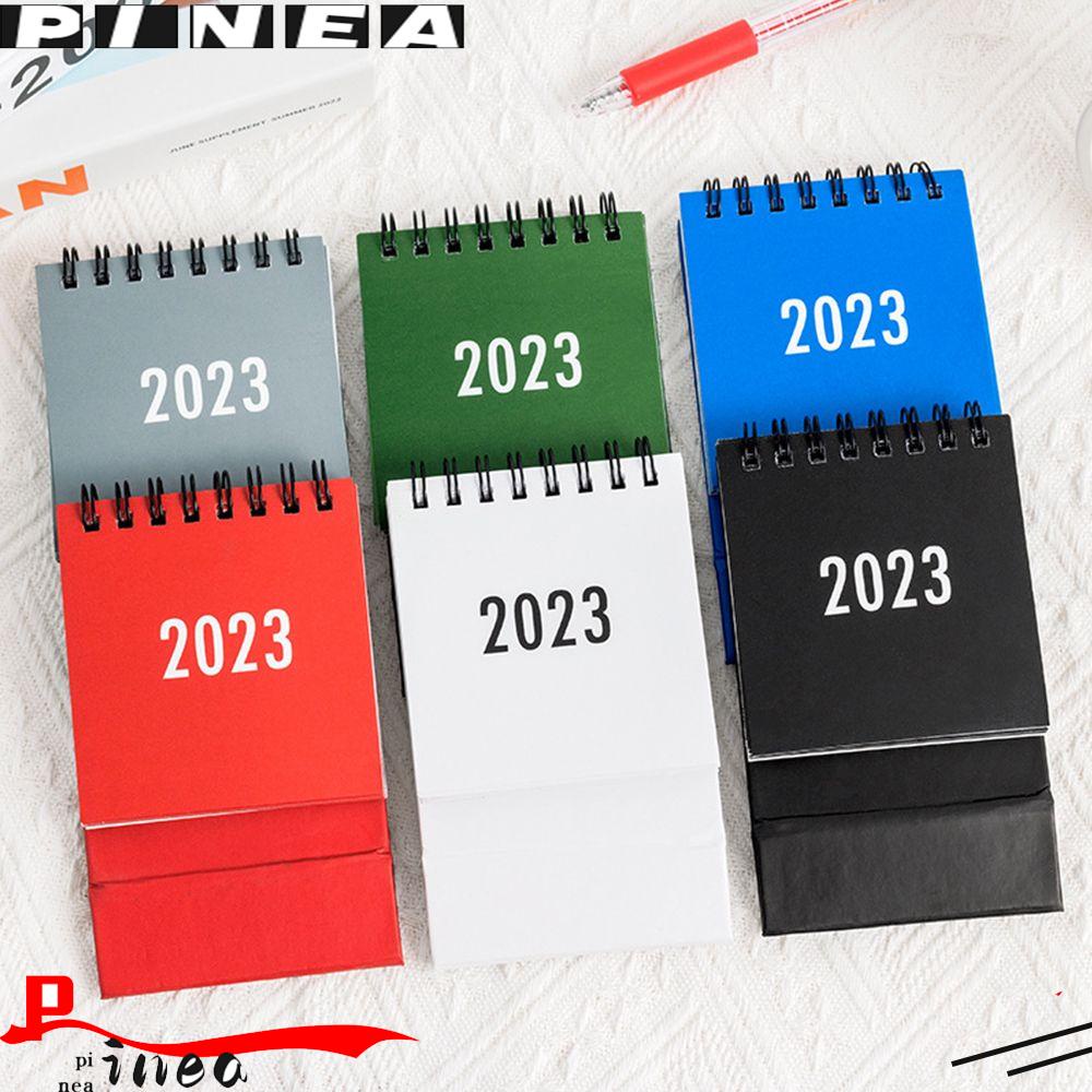 Nanas 2PCS 2023kalender Mini Table Planner Simple Desktop Note