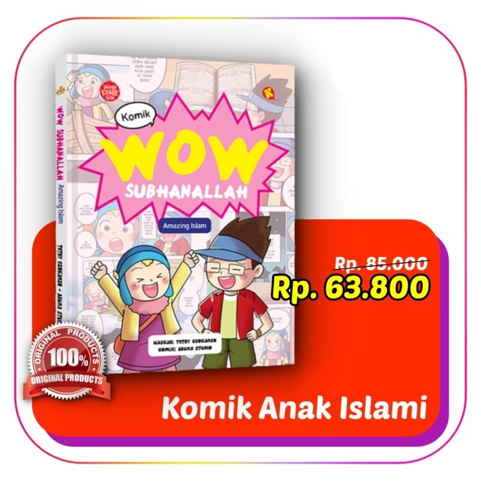 Komik Wow Subhanallah PINK : Amazing Islam - Al Kautsar Kids