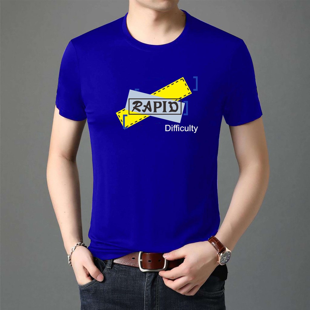 Bisa Bayar Di tempat/ BS/COD/BAJU KAOS TANGAN PENDEK RAPID PRIA REALPICTURE