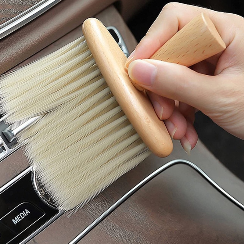 Sikat Debu Interior Otomatis Car Cleaning Brush Portable Ac Mobil Vent Slit Brush High Density Ultra Soft Car
