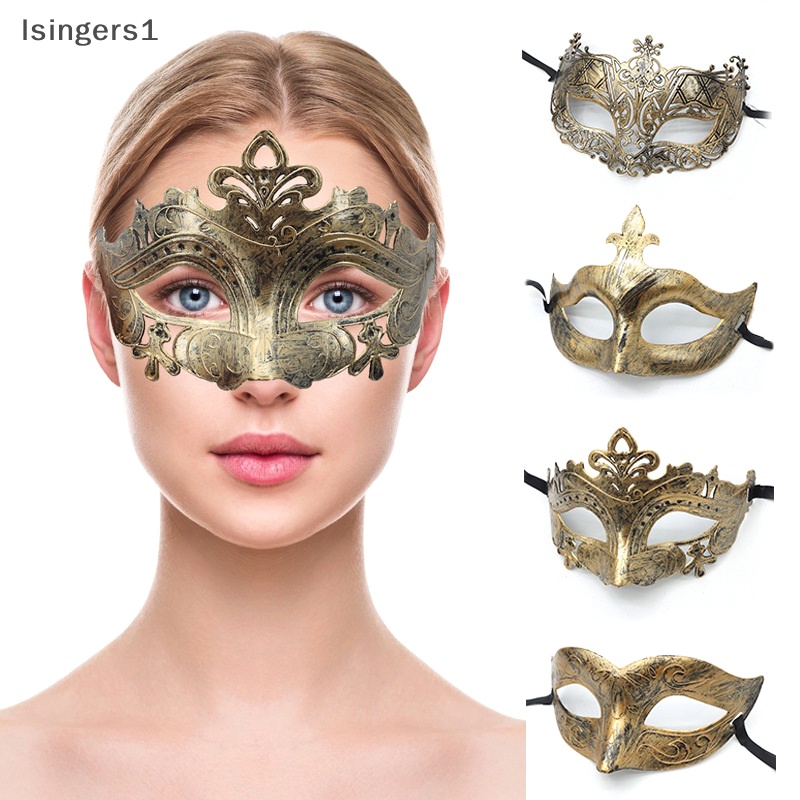 [lsingers1] 1pc Topeng Masquerade Topeng Pesta Kostum Halloween Wanita Pria Fancy Dress Butik