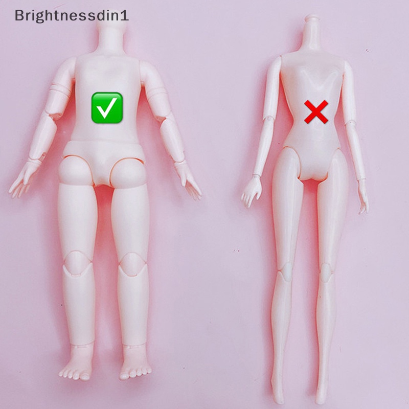 [Brightnessdin1] Untuk Boneka 30cm Baju Dan Sepatu1Per6 BJD Tubuh Gemuk Putri Gaun Aksesoris DIY Butik