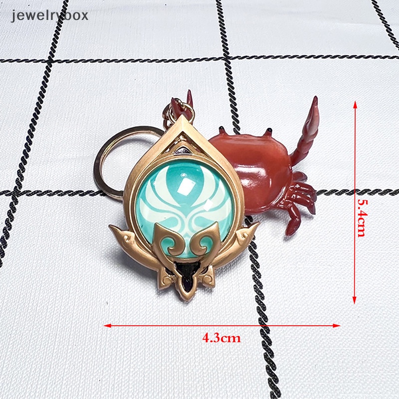 [jewelrybox] Gantungan Kunci Anime Genshin Impact Vision Element Mata Tuhan Untuk Pria Gantungan Kunci Mobil Aksesoris Wanita Tas Lucu Liontin Gantungan Kunci Hadiah Butik