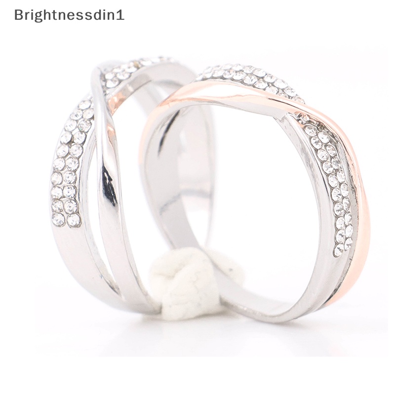 [Brightnessdin1] Penurunan Berat Badan Kristal Berlian Imitasi Cincin Pelangsing Kesehatan Cincin Butik Perhiasan Magnetik