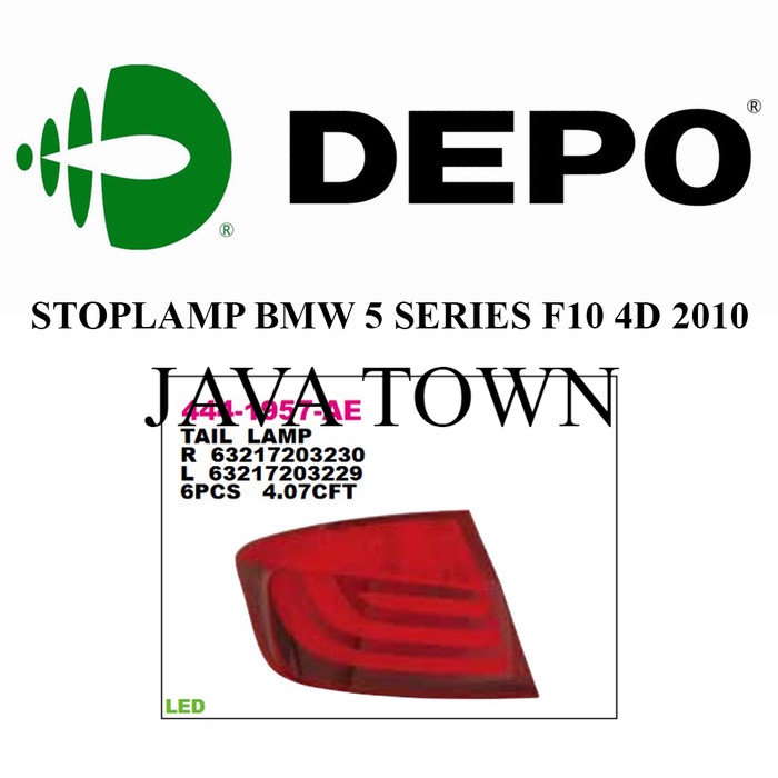 Diskon LAMPU STOP LAMP BMW 5 SERIES F10 4D 2010 KIRI KANAN SET DEPO KML290
