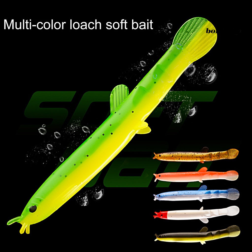 Bo-5pcs 6cm/1.4g Umpan Pancing Simulasi Kulit Hidup Warna Cerah Fleksibel Reusable Atraksi Ikan Universal Mini Buatan Loach Lembut Snakehead Umpan Peralatan Memancing